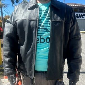 Men's Classic Columbia Black Bomber Jacket